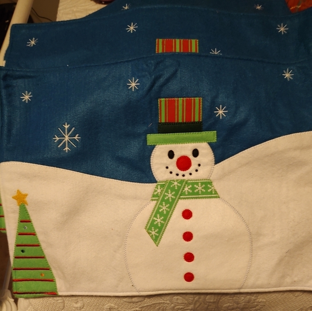 Six Snowman Placemats